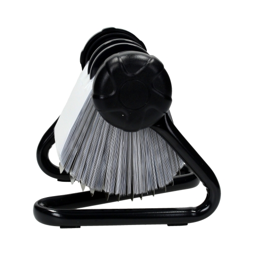 Wizytownik - kartoteka obrotowa na 400 wizytówek czarna