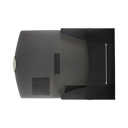 Teczka gumka A4 czarna 40mm Vivida 624049