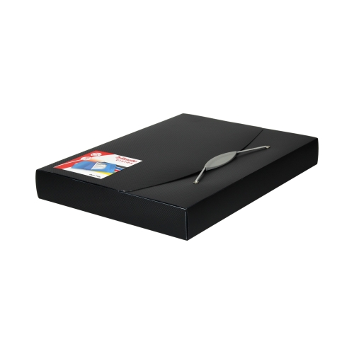 Teczka gumka A4 czarna 40mm Vivida 624049