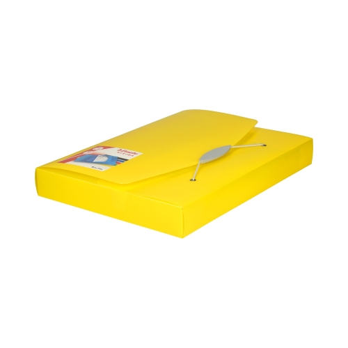 Teczka gumka A4 żółta 40mm Vivida 624052