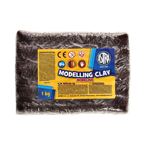 Modelina 1kg brązowa Astra