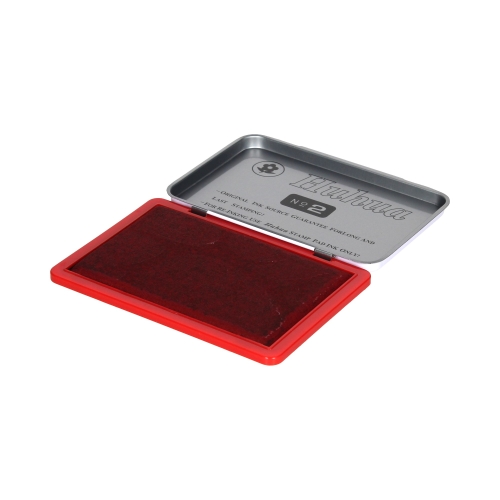 Poduszka stemple 70x110 czerwona