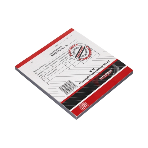 Przepustka materiałowa 3/4A5 Stolgraf K78