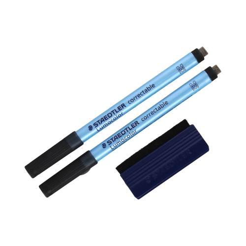 Foliopis usuwalny czarny Lumocolor