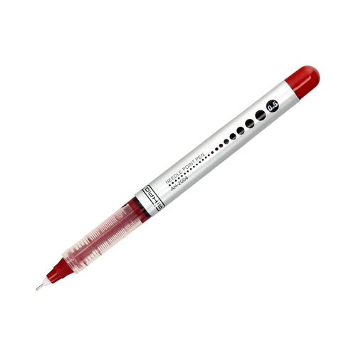 Pióro kapilarne 0.5mm czerwone AH2004