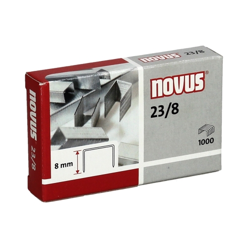 Zszywki 23/8 cynkowe (1000) Novus