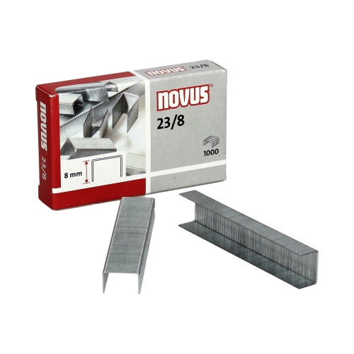 Zszywki 23/8 cynkowe (1000) Novus