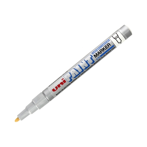 Marker olejowy 0.8-1.2mm srebrny okrągły Uni PX21