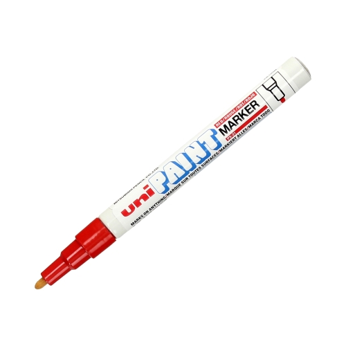 Marker olejowy 0.8-1.2mm czerwony okrągły Uni PX21