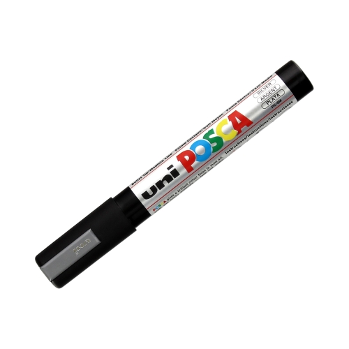 Marker plakatowy 1.8-2.5mm srebrny okrągły Posca PC5M