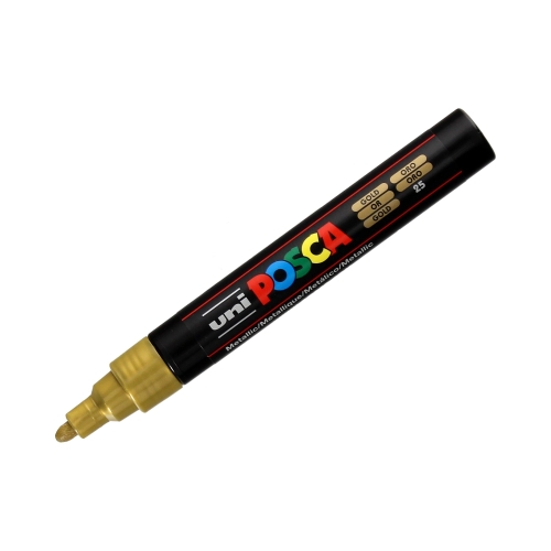 Marker plakatowy 1.8-2.5mm złoty okrągły Posca PC5M