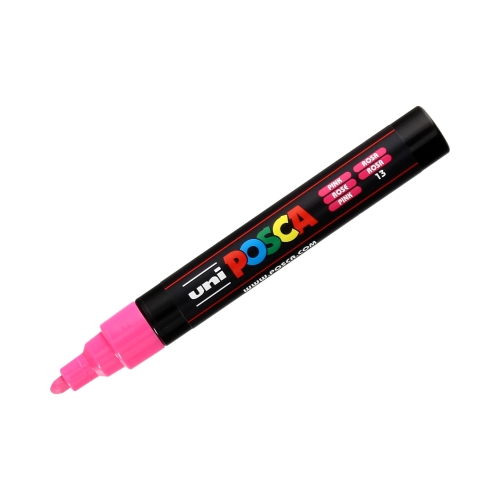 Marker plakatowy 1.8-2.5mm różowy okrągły Posca PC5M