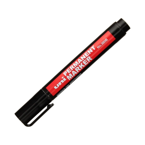 Marker permanentny 1.0-4.5mm czarny ścięty Uni NO-380B