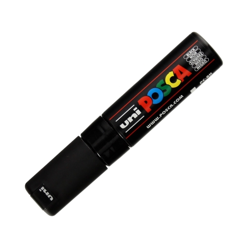 Marker plakatowy 8mm czarny ścięty Posca PC-8K