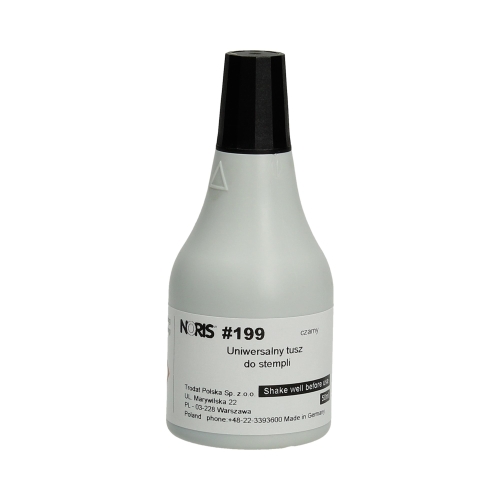 Tusz stemple 50ml czarny szybkoschnący Noris 199PO