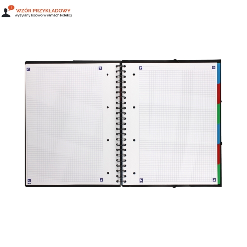 Kołonotatnik A4+/80 kratka PP Oxford Organiser Book