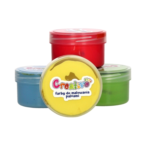 Farby do malowania palcami 4kol Astra