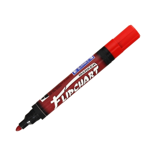 Marker flipchart 1.0-3.0mm czerwony okrągły Kamet 1537