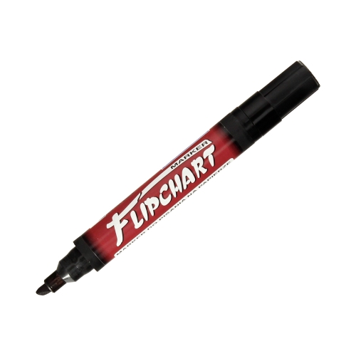 Marker flipchart czarny ścięty Kamet 1537