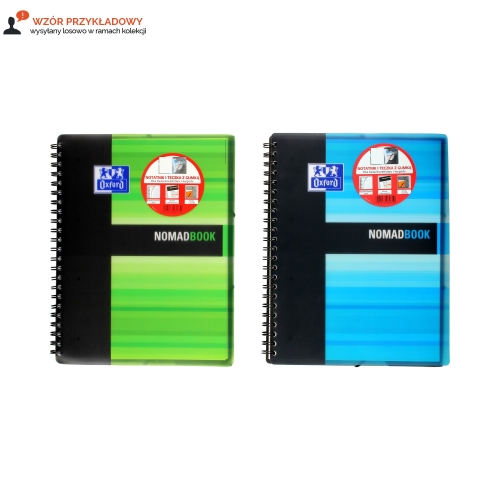 Kołonotatnik A4/80 kratka Nomadb Oxford