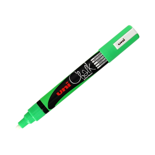 Marker kredowy 1.8-2.5mm zielony okrągły Uni PWE5M