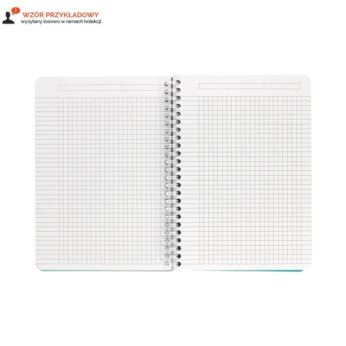 Kołonotatnik A5+/80 kratka PP Oxford MyColours