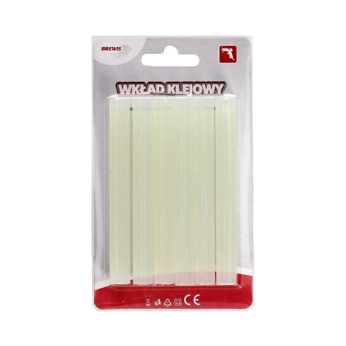 Wkład klejowy 11x100mm transparentny do pistoletu - 6szt. w opak.