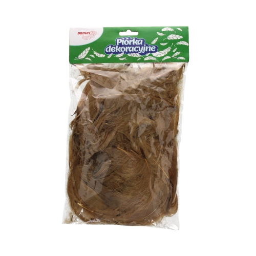 Piórka 7g brązowe
