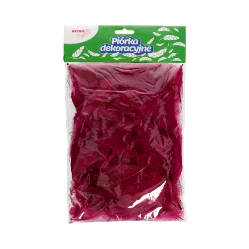 Piórka 7g bordowe