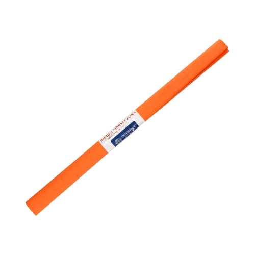 Bibuła marszczona ciemnopomarańcz 6 Interdruk