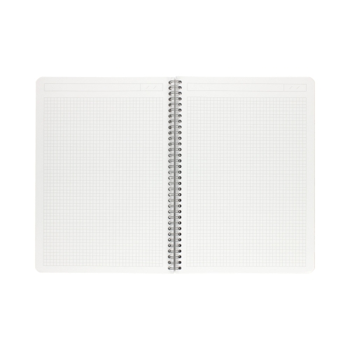 Kołonotatnik A4/90 kratka szary Office Card Leitz