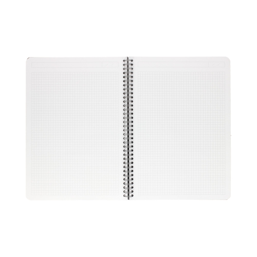 Kołonotatnik A4/90 kratka czerwony Office PP Leitz