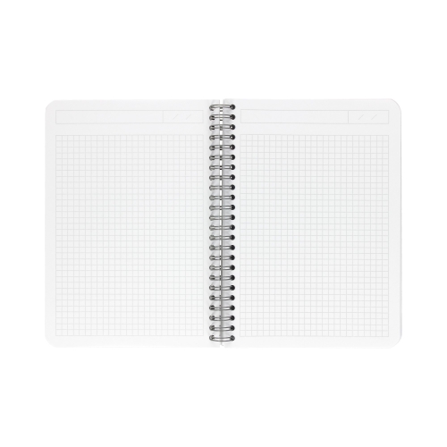 Kołonotatnik A5/90 kratka niebieski Office Card Leitz