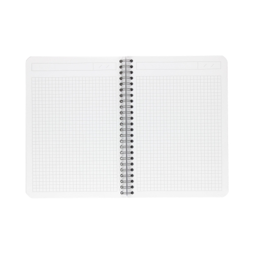 Kołonotatnik A5/90 kratka czerwony Office Card Leitz