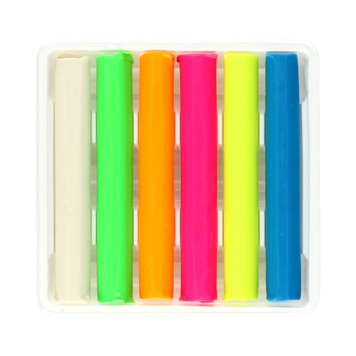 Plastelina 6kol fluor Astra 83811906