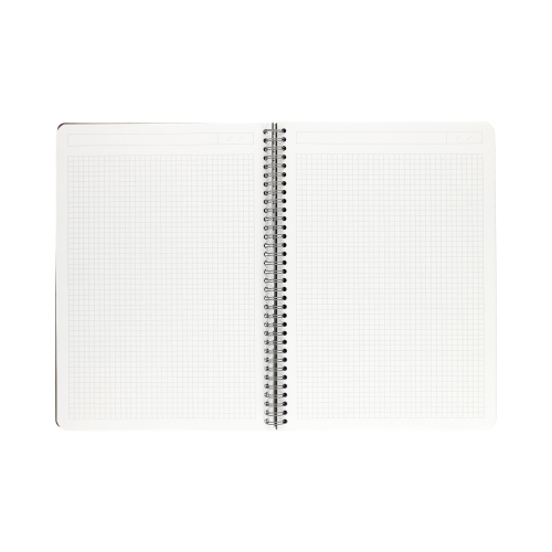 Kołonotatnik A4/90 kratka zielony Office PP Leitz