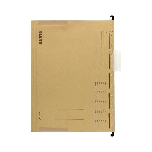 Teczka zawieszkowa A4/boczki siarczanowa Alpha Leitz