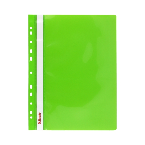 Skoroszyt wpinany zielony (10) Esselte