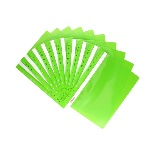 Skoroszyt wpinany zielony (10) Esselte