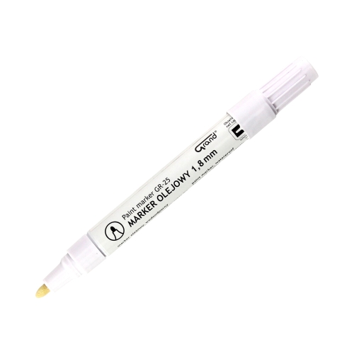 Marker olejowy 1.8mm biały okrągły Grand
