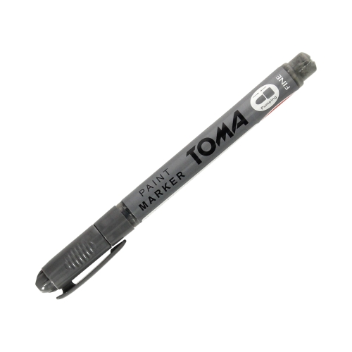 Marker olejowy 1.5mm szary okrągły Toma TO441
