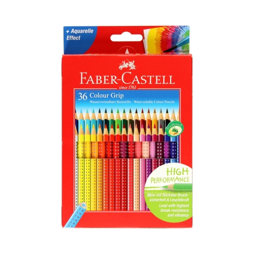 Kredki ołówkowe akwarelowe 36kol Grip 2001 Faber-Castel 112442