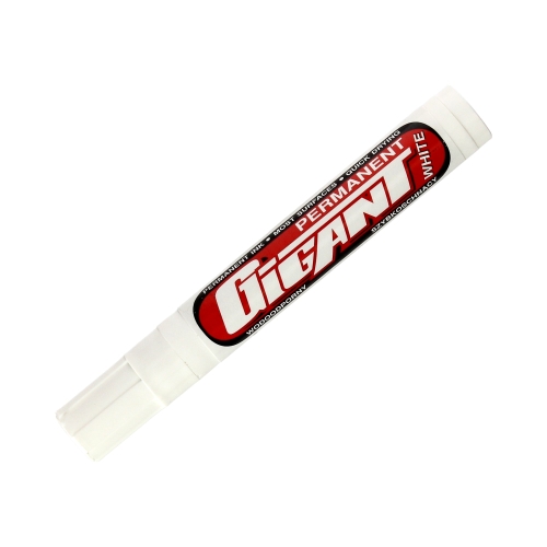 Marker permanentny 1.5-2.5mm biały okrągły Kamet Gigant