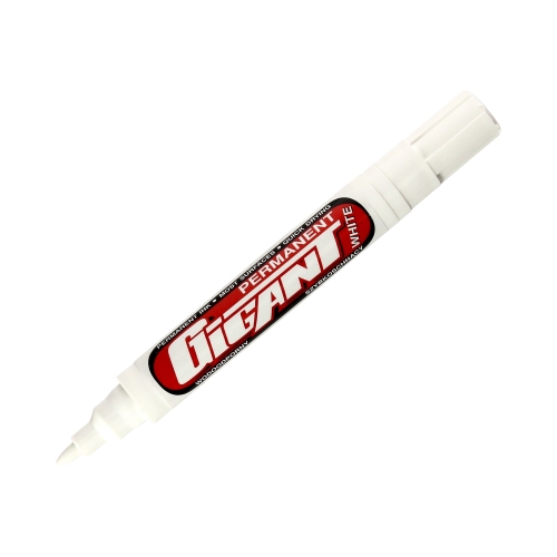 Marker permanentny 1.5-2.5mm biały okrągły Kamet Gigant