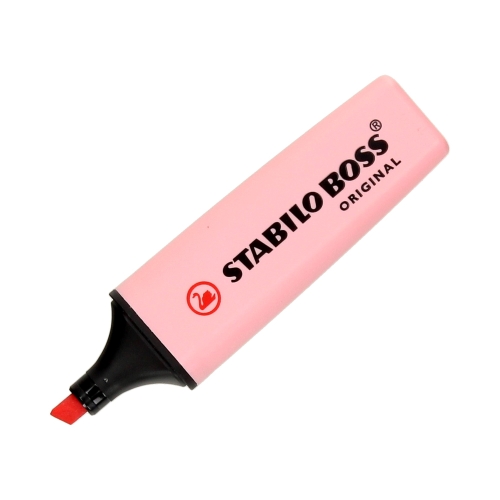 Zakreślacz różowy pastelowy Boss Stabilo 70/129