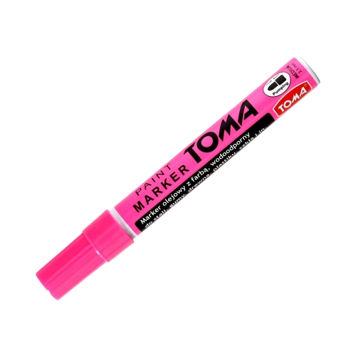 Marker olejowy 2.5 różowy okrągły Toma TO440