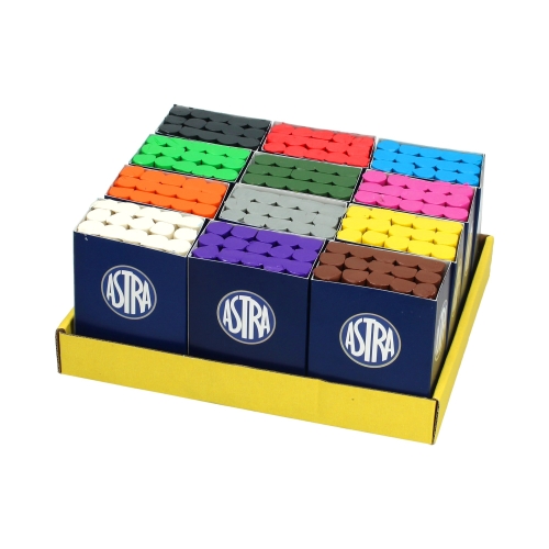Plastelina zestaw 180szt - 12kol. po 15szt. - Astra