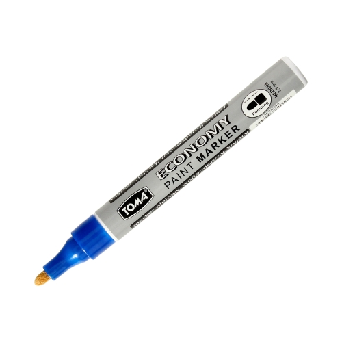 Marker olejowy 2.5mm niebieski okrągły Toma TO420