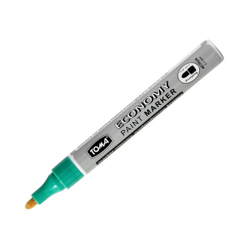 Marker olejowy 2.5mm zielony okrągły Toma TO420