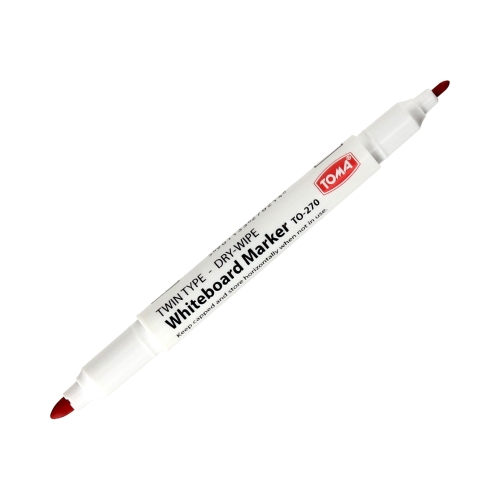 Marker tablic 0.8-1.5 czerwony dwustronny Toma TO-270